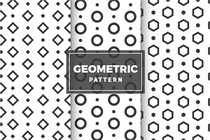 Geometric Vector Patterns #5