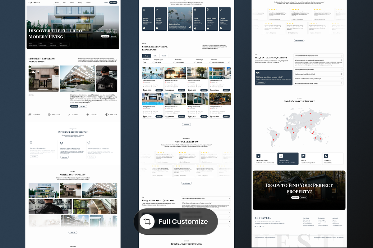 Equestria - Real Estate Landing Page preview 3