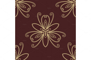 Floral Seamless Vector Pattern, a Pattern Graphic by FineArtStudio