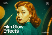 Vintage Film Glow Photo Effect, a Brushes & More by DesignerCandies (Thumbnail 7 of 7)