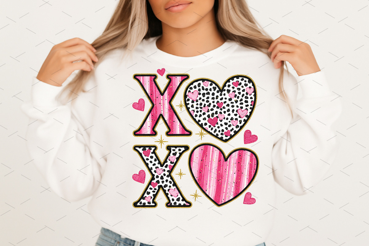 XOXO Valentine Day Heart Brushstroke, an Illustration by Libby Wishes (Photo 5 of 8)