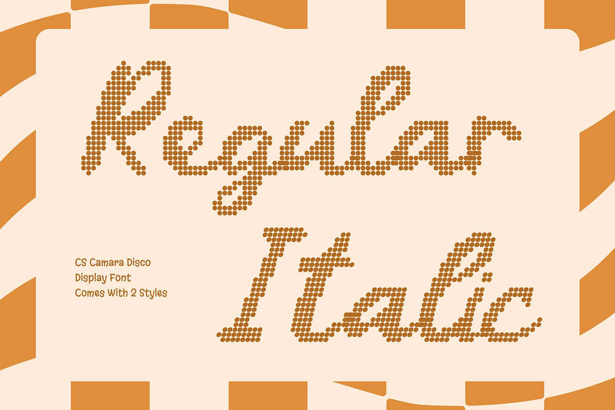 CS Camara Disco, a Script Font by Craft Supply Co. (Photo 2 of 8)