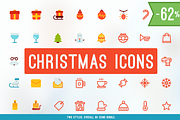 Merry Christmas Icons BUNDLE! -62%, an Icon by Limitless (Thumbnail 1 of 4)