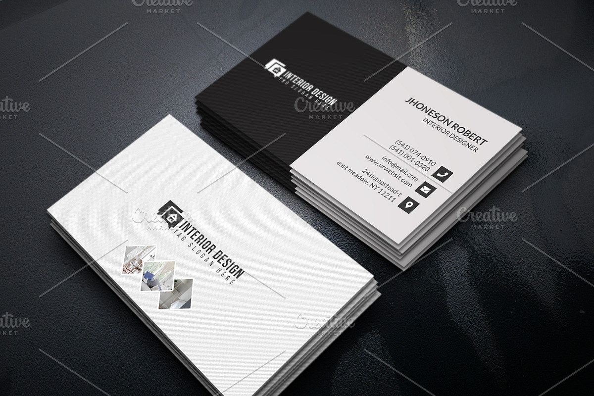 Interior designer Business Card, a Business Card Template by Helal Shop (Photo 4 of 4)