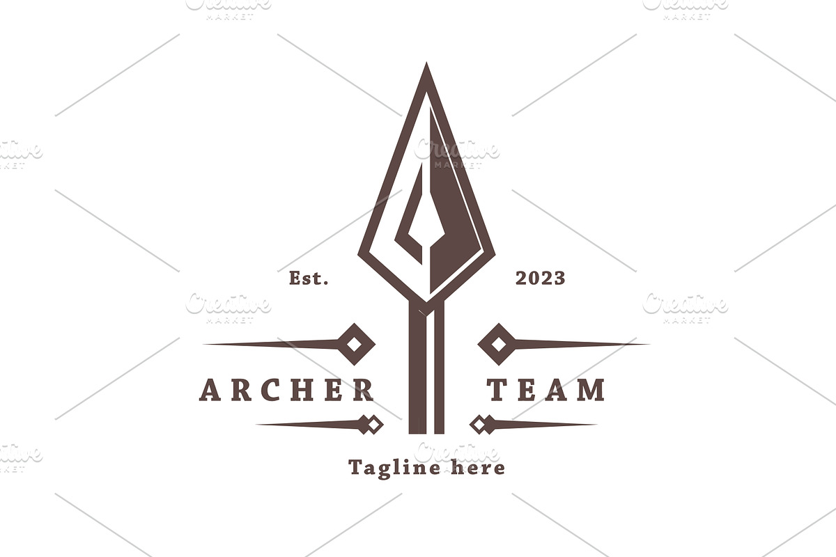 Archer Team Logo Design Template., a Branding & Logo Template by Morvana Crew