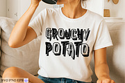 Funny Grouchy Potato SVG Cut File, a Seasonal Illustration by mh_arif (Thumbnail 2 of 3)