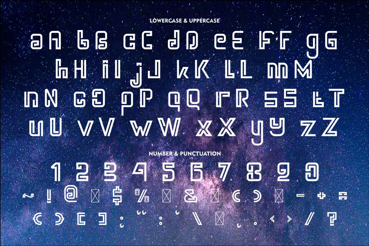 Planet Adventure - Scifi Font, a Font by PutraCetol Studio (Photo 9 of 11)