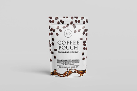 Coffee Pouch Mockup