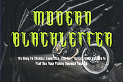 Roffes Brawry - Modern Blackletter, a Blackletter Font by Dhabee (Thumbnail 5 of 15)