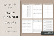 Daily & Weekly Planner, a Stationery Template by Anatartan Design (Thumbnail 1 of 6)