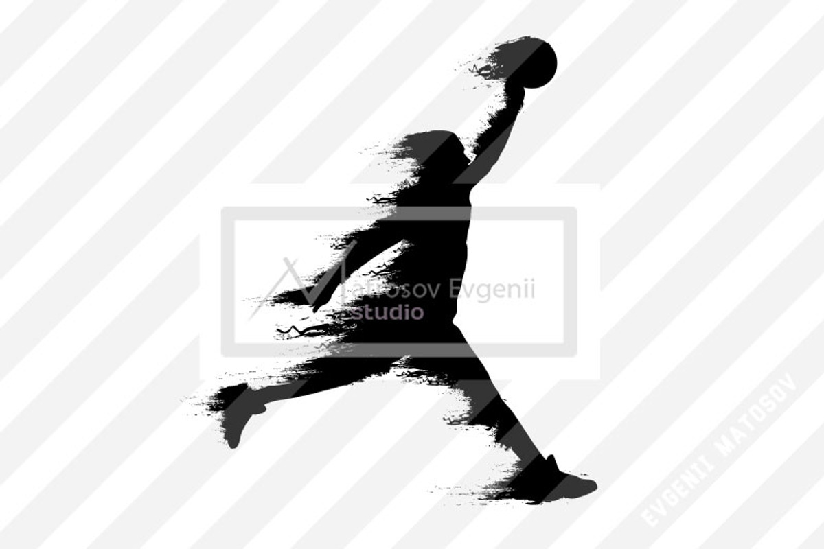 Silhouette of basketball players NBA, a Person Illustration by Matrosovv (Photo 9 of 9)