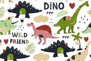 Seamless DINO patterns and posters, an Animal Illustration by narinadraban (Thumbnail 2 of 6)