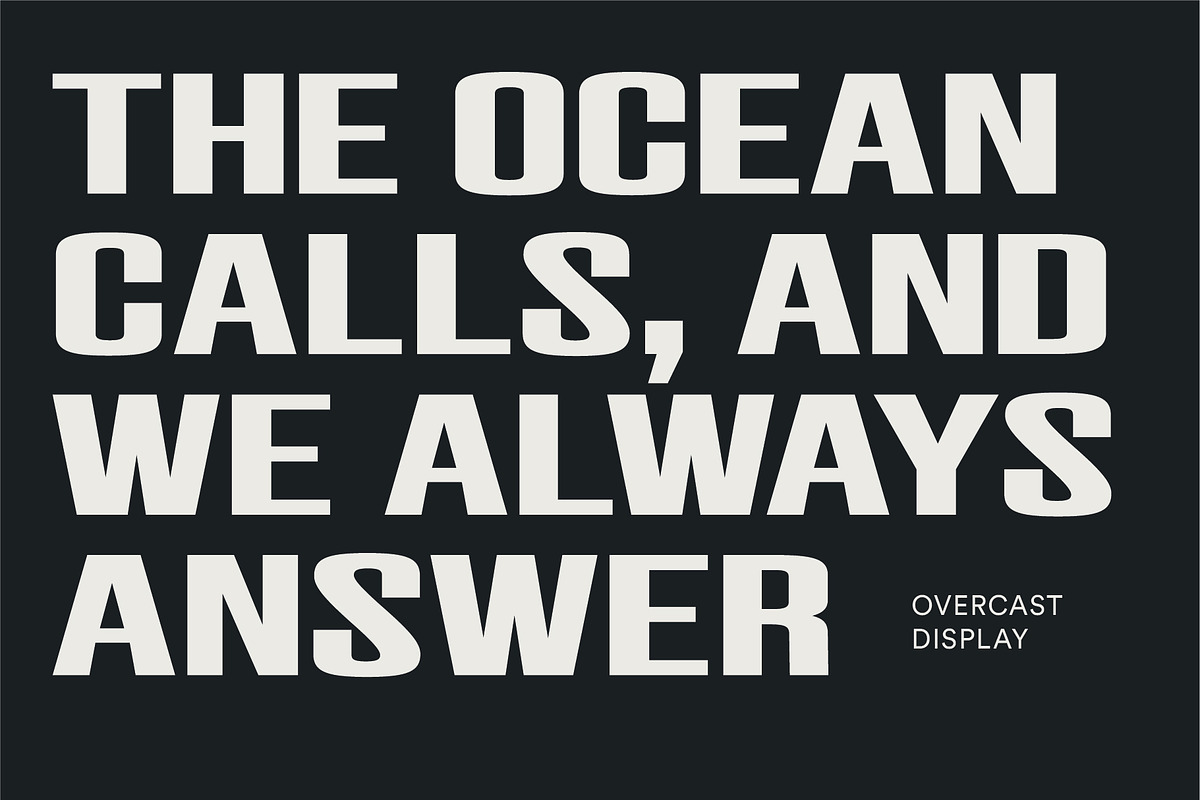 Overcast - Display Font, a Font by Simplify Creative (Photo 11 of 12)