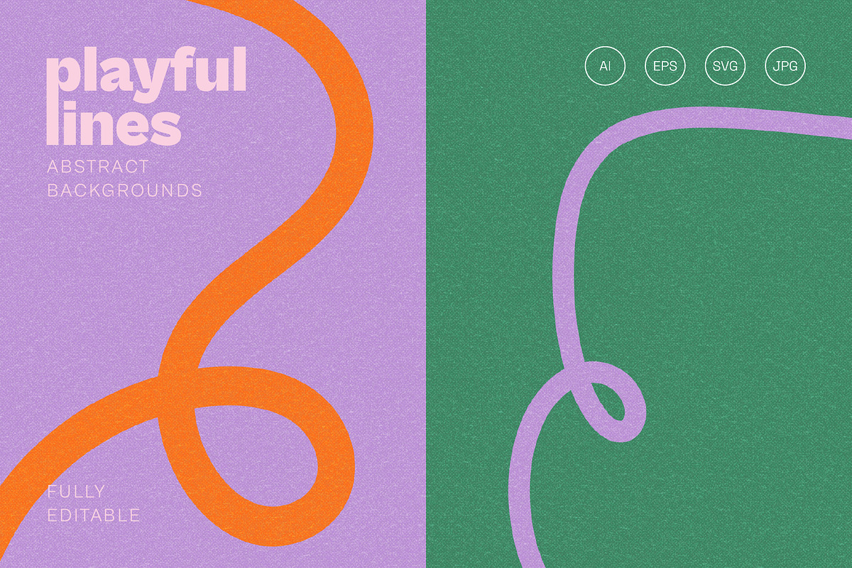 Playful Lines - Abstract Backgrounds, a Background Graphic by Léo Alexandre (Photo 5 of 14)