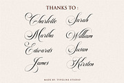 Switzerland Stylish Calligraphy, a Font by typeline studio (Thumbnail 12 of 12)