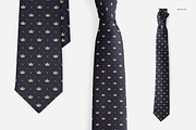 Neck Tie Mockup Set, a Shirt Mockup by creatsy4 (Thumbnail 3 of 12)