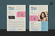 Resume/CV – Vol. 358, a Resume Template by kdadan. (Thumbnail 2 of 2)
