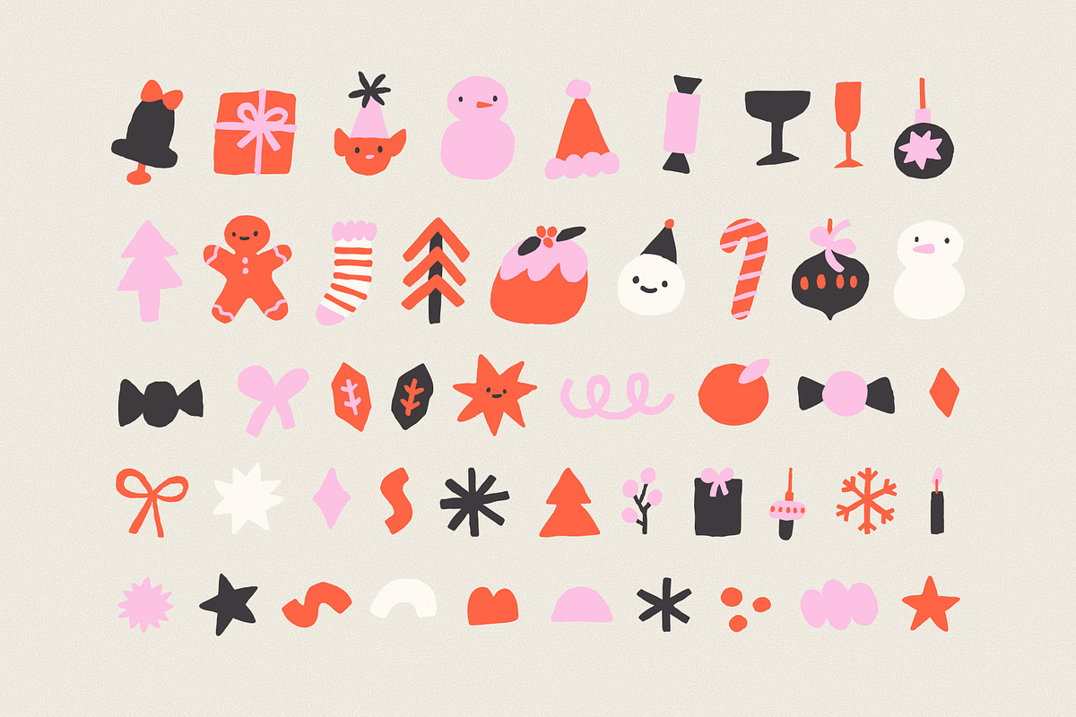 Whimsy bits. Christmas illustrations, an Object Graphic by kondratya (Photo 11 of 12)