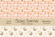 Boho Easter Spring Patterns Set, a Pattern Graphic by IrenKlm (Thumbnail 7 of 9)