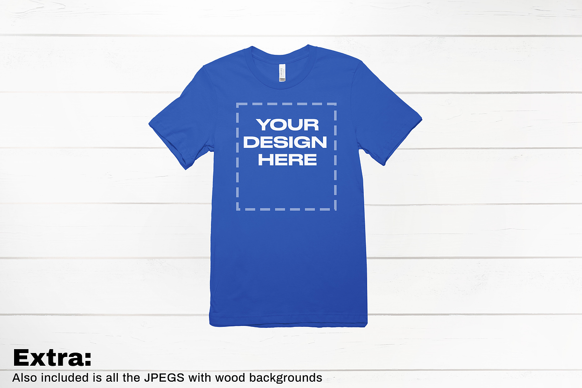Bella Canvas 3001 Mockups Bundle, a Shirt Mockup by creativsupply (Photo 4 of 5)