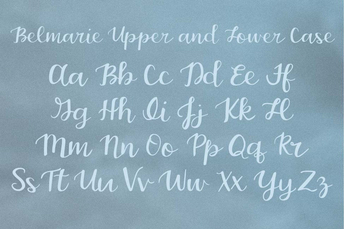 Belmarie Script preview 4