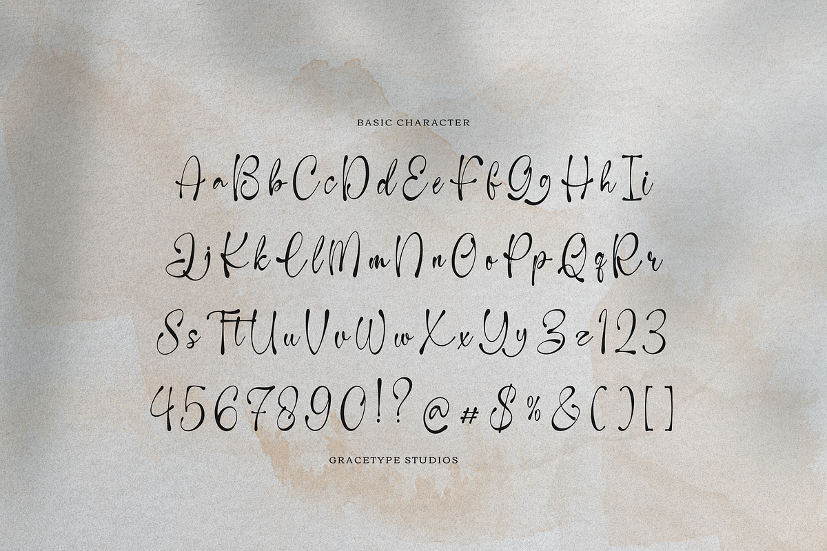 Kaylime Lisandrei Handwritten Script, a Script Font by gracetype_studio (Photo 10 of 12)