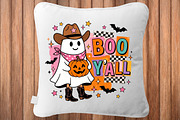 Boo Yall Halloween Sublimation PNG, a Seasonal Illustration by CraftArtStudio (Thumbnail 4 of 4)