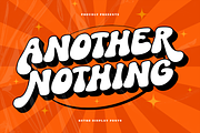 Another Nothing - Groovy Display, a Font by Namara Creative Studio (Thumbnail 1 of 9)