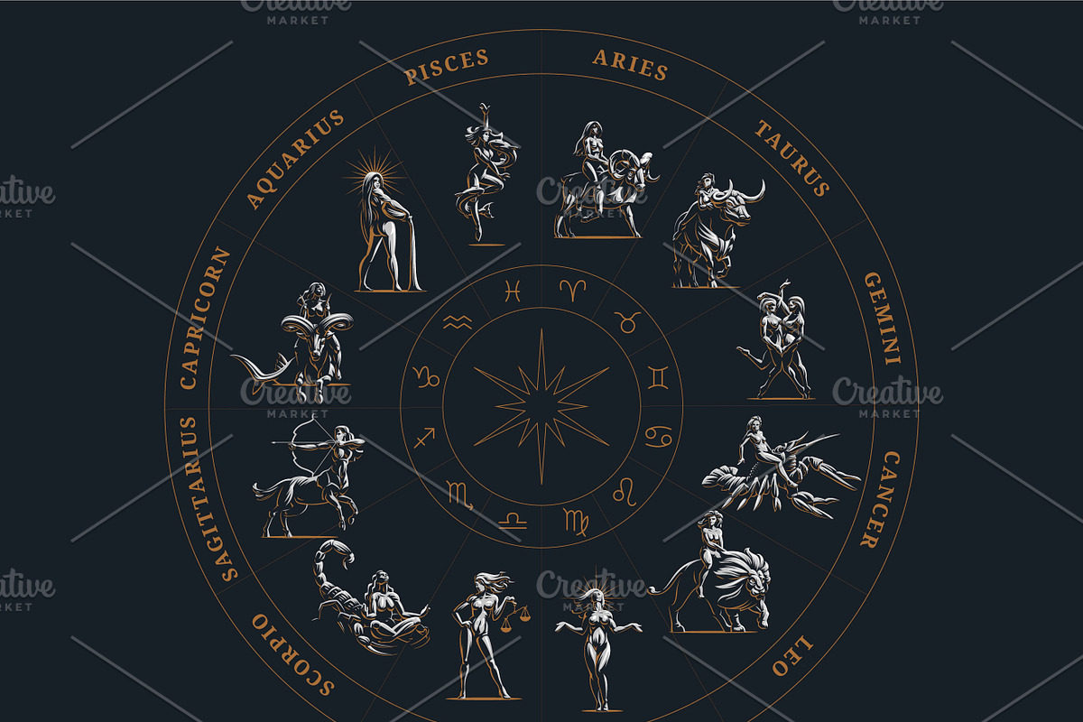 The zodiac signs., an Illustration by Masterlevsha (Photo 1 of 13)