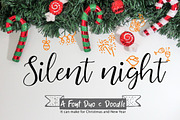 Silent night | Font Duo, a Script Font by Artstudio (Thumbnail 1 of 7)