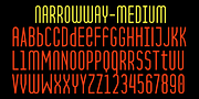 NarrowWay, a Sans Serif Font by Ingrimayne Type (Thumbnail 10 of 11)