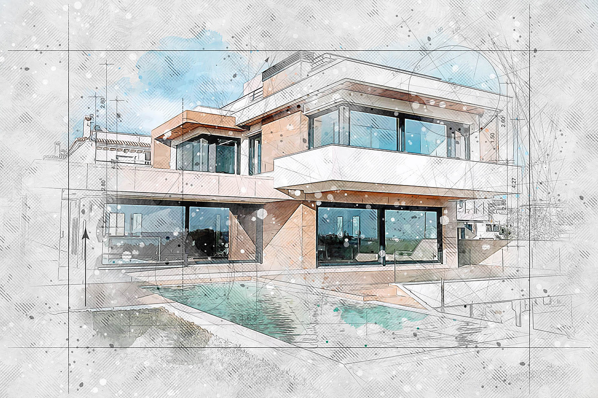 Arch Sketch Photo Effect Template, an Action Add-On by MRI STUDIO (Photo 29 of 33)