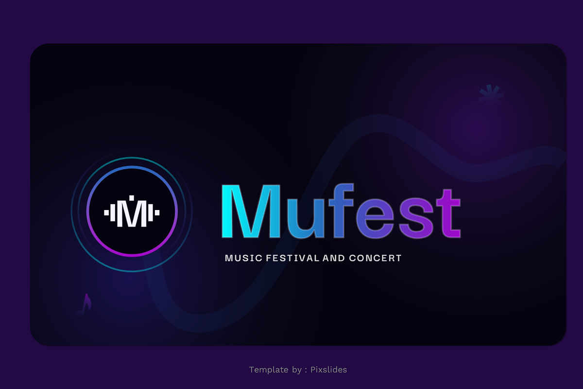 Music Festival & Concert PowerPoint, a Presentation Template by Pixslides (Photo 3 of 8)