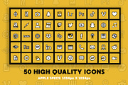 Bold iOS 14 iPhone Custom App Icons, an Icon by Cornfield Studio (Thumbnail 2 of 4)