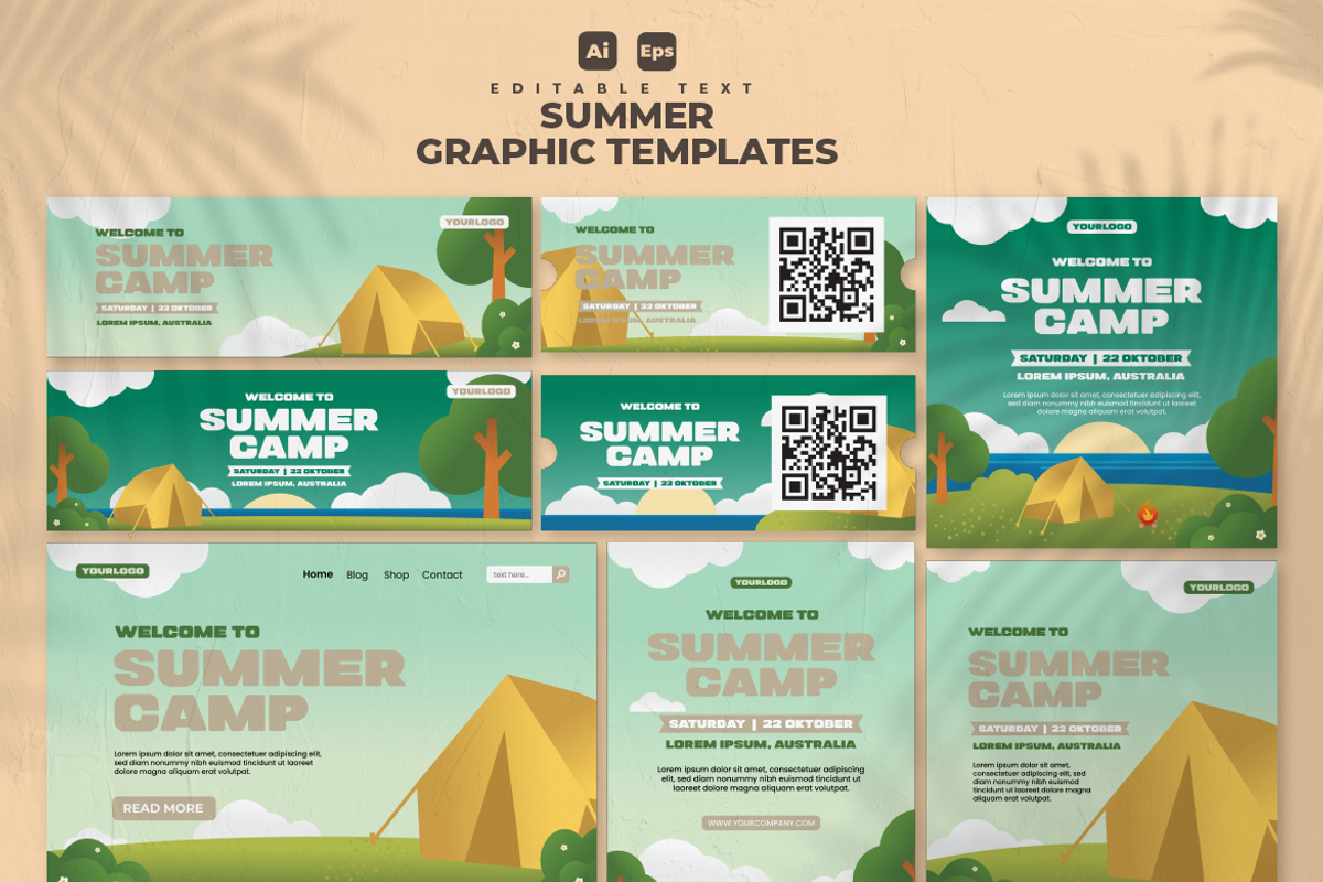 Summer Set Graphic Design V27, a Flyer Template by twinstd (Photo 1 of 6)