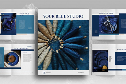 Blue Studio Brochure Template