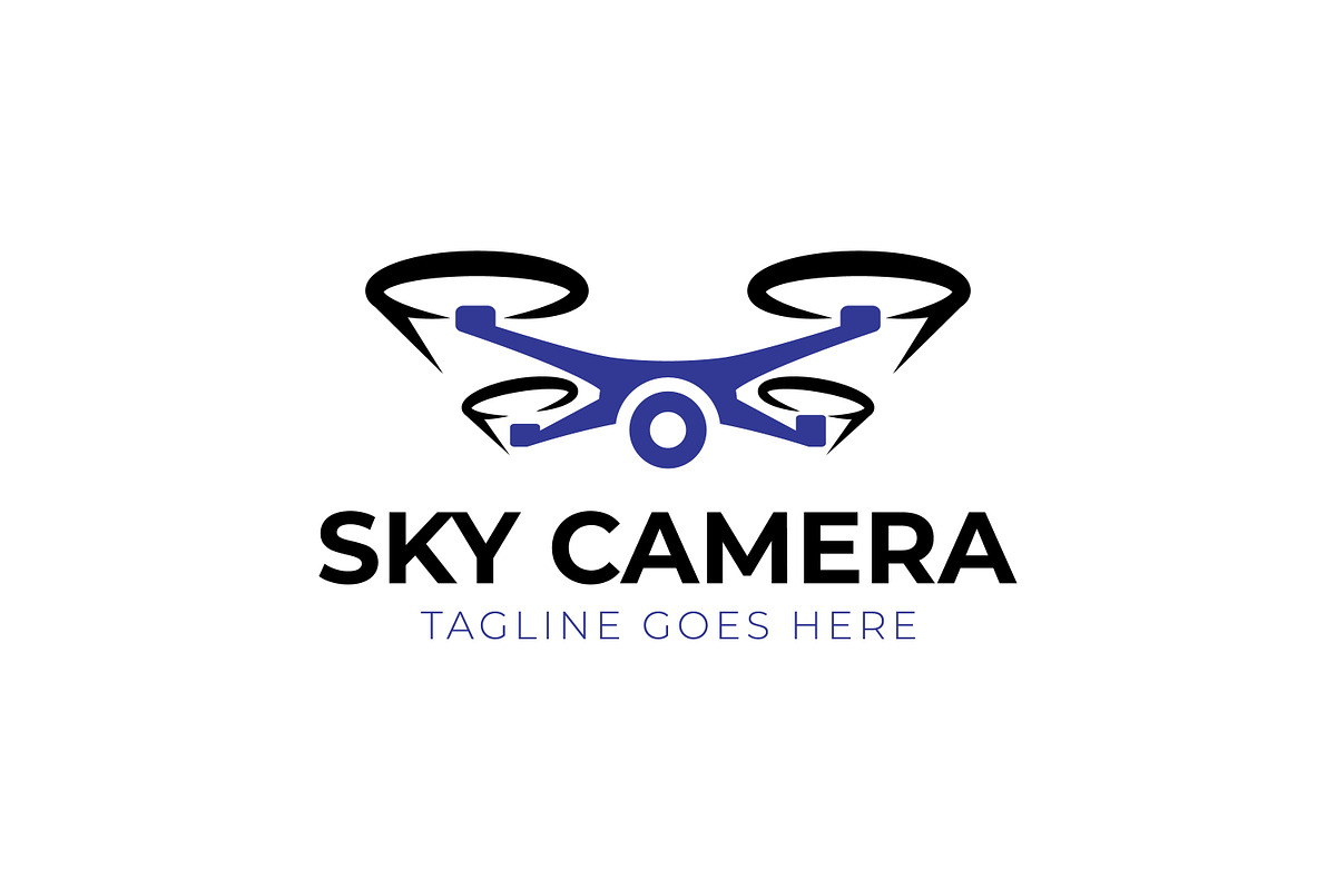 Drone Aerial Technology Logo, a Branding & Logo Template by Signatoro (Photo 1 of 2)