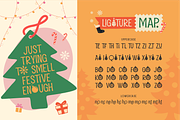 Santa Palma - Playful Christmas, a Sans Serif Font by Artisan Themes (Thumbnail 7 of 12)
