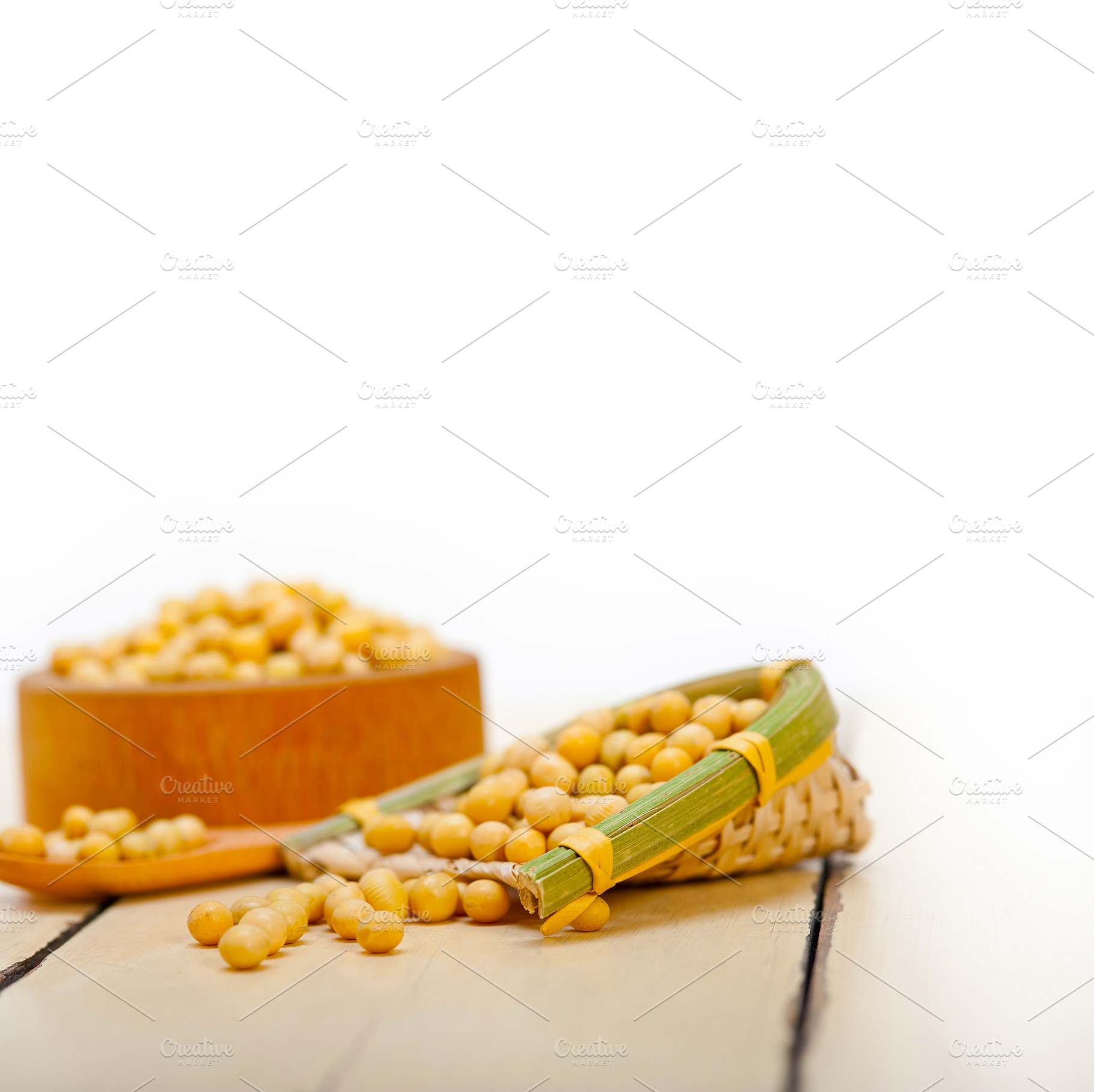 organic soya beans, a Food & Drink Photo by keko64