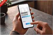 Smartphone On Stone Table PSD, an iPhone Mockup by Bruno's Shop (Thumbnail 1 of 3)