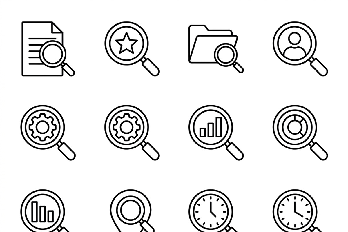 Bundles Set Optical Store Icons, an Outline Icon by adenpinkstore (Photo 42 of 44)