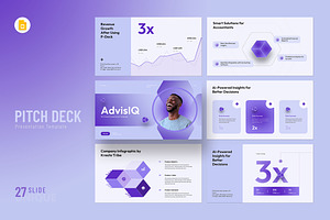 Accounting Advisory Pitch deck, a Presentation Template by KreateTribe