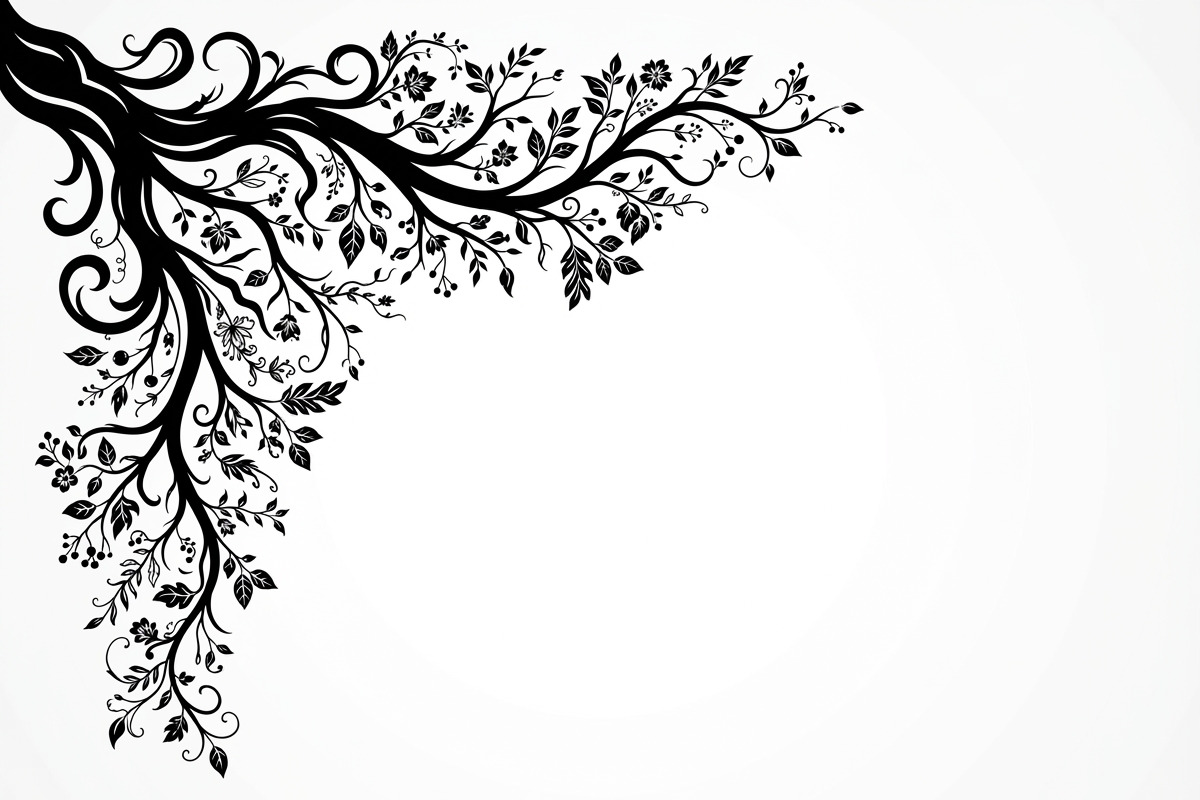 50 Tree Branch Corner Silhouette, a Decorative Illustration by Amazin_art (Photo 11 of 27)