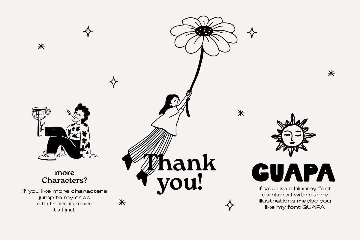 Flower People vector illustrations, a Person Illustration by dicreate (Photo 14 of 14)
