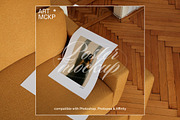 Printed poster interior mockup, a Merchandise Mockup by MCKP*ME (Thumbnail 3 of 3)