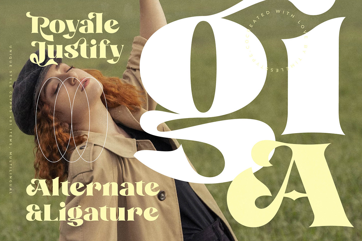 Royale Justify Modern Serif, a Serif Font by timelesstype.co (Photo 11 of 20)