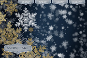 Snowflake Photoshop Brush set, a Brush Add-On by Wonderbox Creative (Thumbnail 8 of 13)