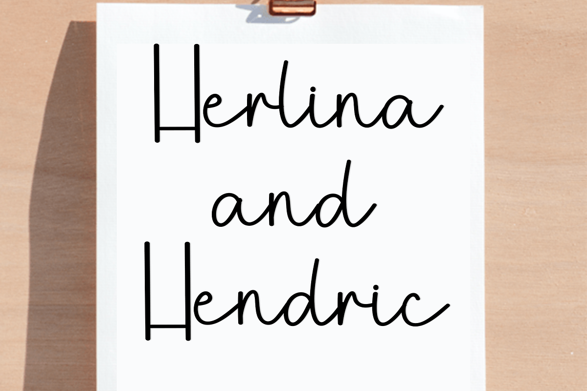 Wedding Cattering, a Handwritten Font by InermediaSTUDIO (Photo 8 of 8)