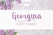 Georgina Font Family, a Script Font by Brittney Murphy Design (Thumbnail 1 of 3)