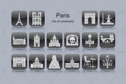 Paris landmark icons (16x), an Icon by Artefy's Graphic Bar (Thumbnail 1 of 2)